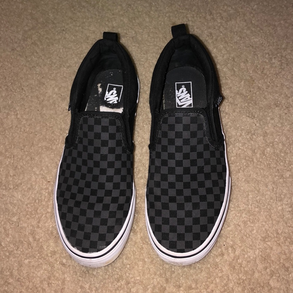 checkered vans
